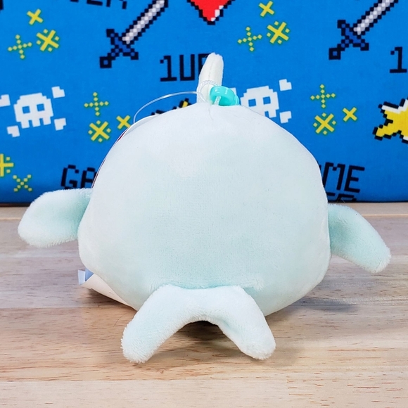 Squishmallow Niema the Narwhal 3.5" Clip UltraSoft Valentine's Day Plush Toy NWT - Picture 4 of 12